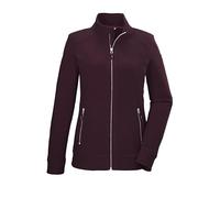 killtec Mujer Chaqueta polar con cuello alto KOS 100 WMN FLC JCKT, weintraube, 46, 42802-000