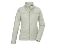 killtec Mujer Chaqueta polar de punto/chaqueta polar con cuello alto KOS 90 WMN FLC JCKT, helles salbei, 38, 42798-000
