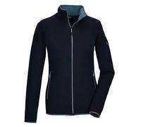 killtec Mujer Chaqueta polar de punto/chaqueta polar con cuello alto KOW 111 WMN KNT FLC JCKT, dunkelnavy, 38, 41800-000