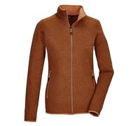 killtec Mujer Chaqueta polar de punto/chaqueta polar con cuello alto KOW 111 WMN KNT FLC JCKT, zimt, 40, 41800-000