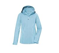 killtec Mujer Chaqueta softshell/chaqueta de exterior con capucha KOS 102 WMN SFTSHLL JCKT, eisblau, 50, 42804-000