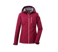 killtec Mujer Chaqueta softshell/chaqueta de exterior con capucha KOS 89 WMN SFTSHLL JCKT, dunkelrose, 38, 39138-000