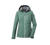 killtec Women's Chaqueta softshell/chaqueta outdoor con capucha KOS 89 WMN SFTSHLL JCKT, pistachio, 48, 39138-000