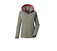 killtec Mujer Chubasquero/Chaqueta funcional impermeable con capucha Damen Regenjacke OOKS 1, helloliv, 50, 43767-000