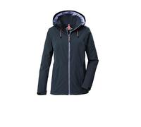 killtec Mujer Chubasquero/Chaqueta funcional impermeable con capucha Damen Regenjacke OOKS 1, nachtblau, 42, 43767-000