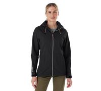 killtec Mujer Chubasquero/Chaqueta funcional impermeable con capucha Damen Regenjacke OOKS 1, schwarz, 38, 43767-000