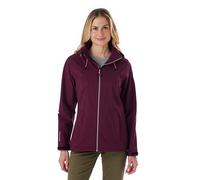 killtec Mujer Chubasquero/Chaqueta funcional impermeable con capucha Damen Regenjacke OOKS 1, weintraube, 46, 43767-000