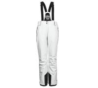 killtec Mujer Pantalones de esquí/pantalones funcionales con tirantes desmontables, protección de los bordes y protección contra la nieve KSW 249 WMN SKI PNTS_ERIELLE, gebrochenes weiss, 42, 43428-000