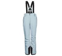 killtec Mujer Pantalones de esquí/Pantalones funcionales con Tirantes Desmontables, protección de los Bordes y protección contra la Nieve KSW 249 WMN SKI PNTS_ERIELLE, Hell Eisblau, 40, 43428-000