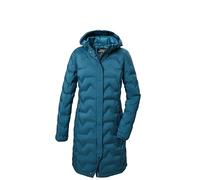 killtec Mujer Parka acolchada/parka funcional con capucha KOW 9 WMN QLTD PRK, hellpetrol, 46, 41806-000