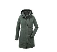 killtec Mujer Parka/parka funcional con capucha con cremallera KOW 165 WMN PRK, grüngrau, 46, 37726-000