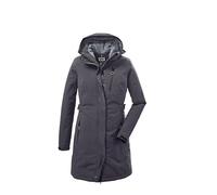 killtec Mujer Parka/parka funcional con capucha con cremallera KOW 165 WMN PRK, metall, 50, 37726-000