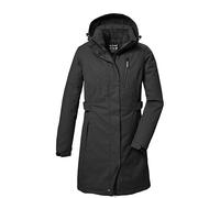 killtec Mujer Parka/parka funcional con capucha con cremallera KOW 303 WMN PRK, anthrazitmelange, 36, 41815-000