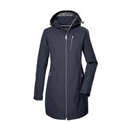 killtec Mujer Parka softshell/chaqueta softshell con capucha con cremallera KOS 57 WMN SFTSHLL PRK, nachtblau, 46, 42854-000