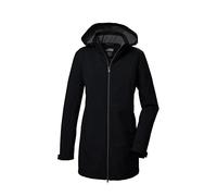 killtec Mujer Parka softshell/chaqueta softshell con capucha con cremallera KOW 95 WMN SFTSHLL PRK, schwarz, 38, 41803-000