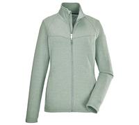 killtec Mujeres Chaqueta elástica con cuello alto/chaqueta polar KOS 102 WMN FLX JCKT, green, 46, 39176-000