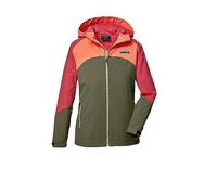 killtec Nina Chaqueta funcional/chaqueta outdoor con capucha KOS 335 GRLS JCKT, olive, 128, 41646-000