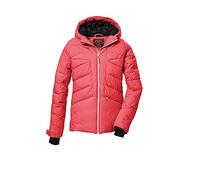 killtec niñas Chaqueta acolchada/chaqueta de esquí con capucha y paranieves KSW 116 GRLS SKI QLTD JCKT, coral pink, 176, 39652-000
