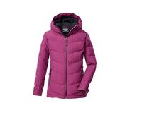 killtec Niñas Chaqueta acolchada/chaqueta funcional con aspecto de plumón y capucha KOW 220 GRLS QLTD JCKT, dunkel himbeere, 176, 43506-000