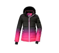 killtec Niñas Chaqueta de esquí/Chaqueta de esquí acolchada con capucha y protección contra la nieve KSW 330 GRLS SKI QLTD JCKT, pink, 128, 42469-000