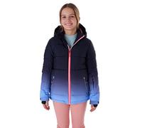 killtec Niñas Chaqueta de esquí/Chaqueta de esquí acolchada con capucha y protección contra la nieve KSW 330 GRLS SKI QLTD JCKT, lavendel, 164, 42469-000