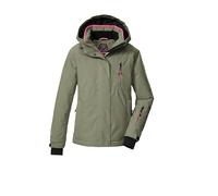 killtec Niñas Chaqueta de esquí/chaqueta funcional con capucha y protección contra la nieve KSW 205 GRLS SKI JCKT, sage, 164, 43553-000