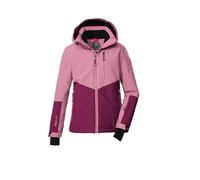 killtec Niñas Chaqueta de esquí/chaqueta funcional con capucha y protección contra la nieve KSW 207 GRLS SKI JCKT, hellrosa/dunkel himbeere, 176, 43561-000