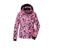 killtec Niñas Chaqueta de esquí/chaqueta funcional con capucha y protección contra la nieve KSW 211 GRLS SKI JCKT, dunkelstein AOP, 116, 43598-000