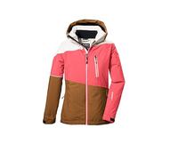 killtec Niñas Chaqueta de esquí/chaqueta funcional con capucha y protección contra la nieve KSW 331 GRLS SKI JCKT, neon-coral, 164, 42091-000