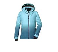 killtec niñas Chaqueta de esquí impermeable/chaqueta funcional con capucha y paranieves KSW 183 GRLS SKI JCKT, light turquoise, 116, 39905-000