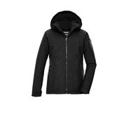 killtec Niñas Chaqueta funcional/chaqueta de exterior con capucha KOW 217 GRLS JCKT, schwarz, 116, 43502-000