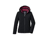 killtec Niñas Chaqueta funcional/chaqueta de exterior con capucha KOW 352 GRLS JCKT, schwarz, 116, 42145-000