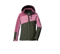 killtec Niñas Chaqueta funcional/chaqueta de exterior con capucha y protección contra la nieve KOW 218 GRLS JCKT, dunkeloliv, 140, 43503-000