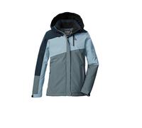 killtec Niñas Chaqueta funcional/chaqueta de exterior con capucha y protección contra la nieve KOW 218 GRLS JCKT, rauchblau, 164, 43503-000