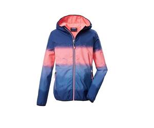 Killtec Niñas Chaqueta funcional/chubasquero impermeable con capucha KOS 155 GRLS JCKT, dunkelblau, 128, 44114-000