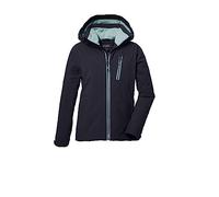 killtec niñas Chaqueta funcional con capucha/chaqueta de invierno impermeable KOW 169 GRLS JCKT, black blue, 140, 40926-000