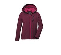 killtec niñas Chaqueta funcional con capucha/chaqueta de invierno impermeable KOW 169 GRLS JCKT, dark raspberry, 164, 40926-000