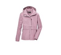 killtec Niñas Chaqueta funcional es impermeable/chaqueta con capucha KOS 149 GRLS JCKT, rose, 128, 43020-000
