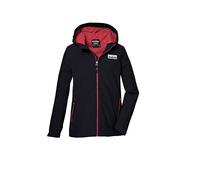 Killtec Niñas Chaqueta funcional impermeable/chaqueta impermeable con capucha KOS 146 GRLS JCKT, dunkelnavy, 128, 43218-000