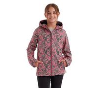 killtec Niñas Chaqueta softshell/outdoor con capucha Mädchen Softshelljacke Print, light moss, 152, 43200-000