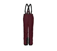 killtec Niñas Ksw 77 Grls Ski Pnts-Esquís Pantalones funcionales de esquí con Peto Desmontable KSW 77 GRLS SKI PNTS, tiefrot, 152, 37258-000