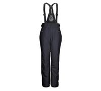killtec Niñas Pantalones de esquí/Pantalones funcionales con Peto Desmontable, protección de los Bordes y protección contra la Nieve KSW 213 GRLS SKI PNTS, Schwarz Blau, 128, 43650-000
