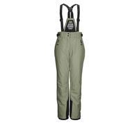 killtec Niñas Pantalones de esquí/Pantalones funcionales con Peto Desmontable, protección de los Bordes y protección contra la Nieve KSW 213 GRLS SKI PNTS, Sage, 152, 43650-000