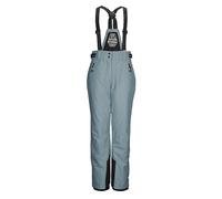 killtec Niñas Pantalones de esquí/Pantalones funcionales con Peto Desmontable, protección de los Bordes y protección contra la Nieve KSW 213 GRLS SKI PNTS, Hell Rauchblau, 164, 43650-000