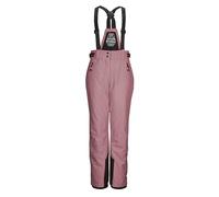 killtec Niñas Pantalones de esquí/Pantalones funcionales con Peto Desmontable, protección de los Bordes y protección contra la Nieve KSW 213 GRLS SKI PNTS, puderrosa, 128, 43650-000