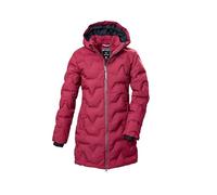 killtec Niñas Parka acolchada/chaqueta acolchada con capucha KOW 358 GRLS QLTD PRK, dunkel himbeere, 176, 42152-000