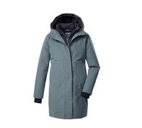 killtec Niñas Parka funcional/parka con capucha en look 2 en 1 KOW 236 GRLS PRK, rauchblau, 152, 43593-000