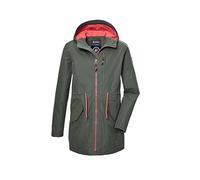 killtec Niñas Parka funcional/parka impermeable con capucha KOS 148 GRLS PRK, oliv, 176, 43021-000