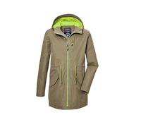 killtec Niñas Parka funcional/parka impermeable con capucha KOS 148 GRLS PRK, sand, 152, 43021-000