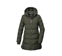 killtec Niñas Parka/parka acolchada con capucha KOW 359 GRLS QLTD PRK, dark moss, 128, 42151-000